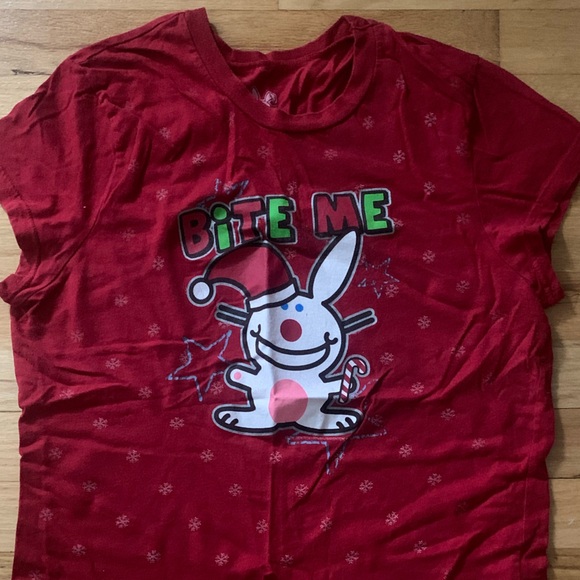 Happy Bunny Bite Me Tee Shirt - XL - Picture 11 of 11